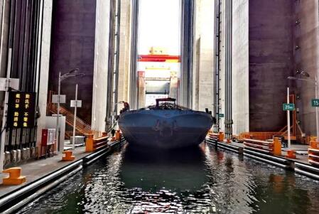 單日通貨7500噸，向家壩升船機通航創(chuàng)紀(jì)錄