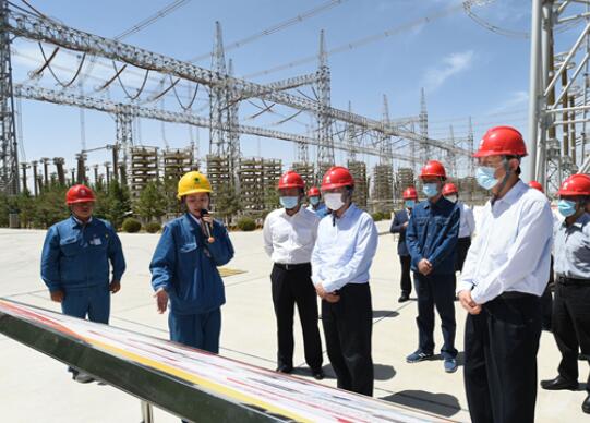 國家電網有限公司總經理、黨組副書記辛保安赴國網寧夏電力調研