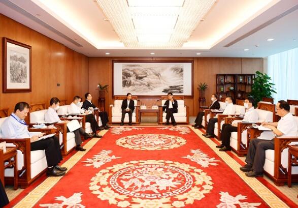 華能集團有限公司黨組書記、董事長舒印彪會見國開行董事長趙歡