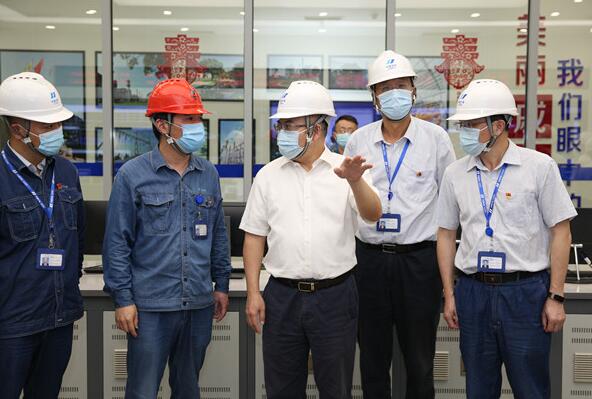 華電集團公司董事、總經理、黨組副書記葉向東到江蘇區(qū)域企業(yè)調研