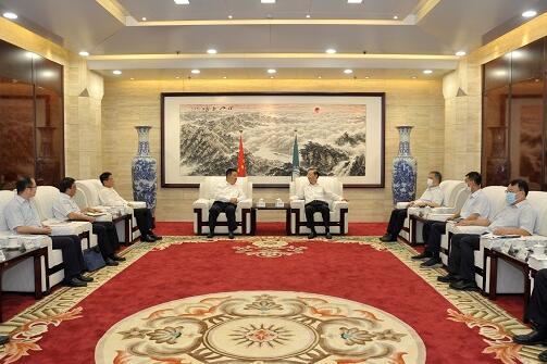 辛保安會見中國西電集團董事長白忠泉、總經(jīng)理裴振江