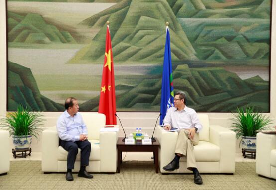 國家電投黨組書記、董事長錢智民會見上海交通大學校長、中國工程院院士林忠欽