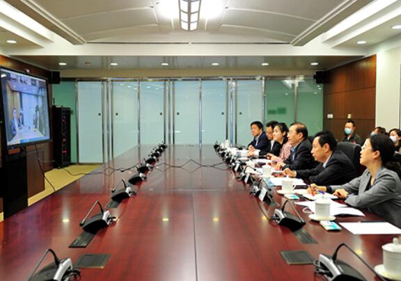 辛保安總經(jīng)理與SAP公司全球執(zhí)行董事會成員、全球業(yè)務(wù)總裁傅美黛舉行視頻會談