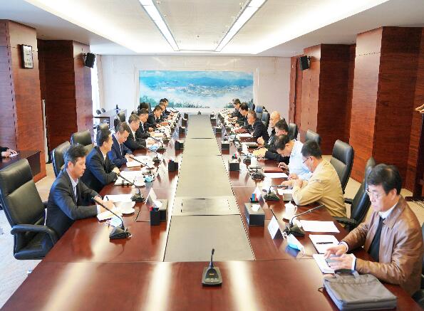 中國能建黨委書記、董事長宋海良拜會三峽集團董事長雷鳴山