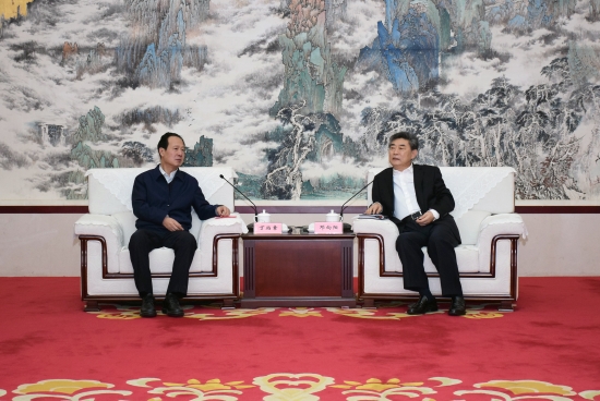 丁焰章拜會(huì)安徽省委常委、常務(wù)副省長鄧向陽