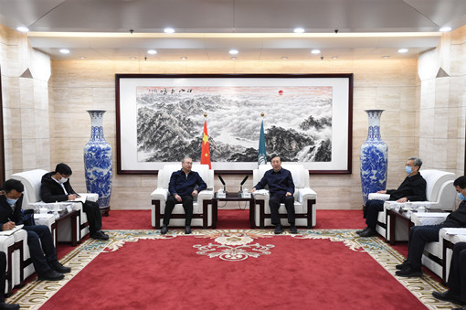 國家電網(wǎng)公司總經(jīng)理、黨組副書記辛保安會見西藏自治區(qū)副主席張永澤