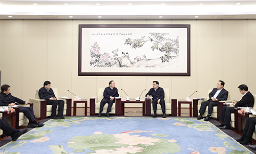 辛保安、張智剛拜會(huì)浙江省委書記袁家軍、省長(zhǎng)王浩
