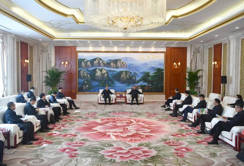 鄒磊拜會寧夏回族自治區(qū)黨委書記、人大常委會主任陳潤兒