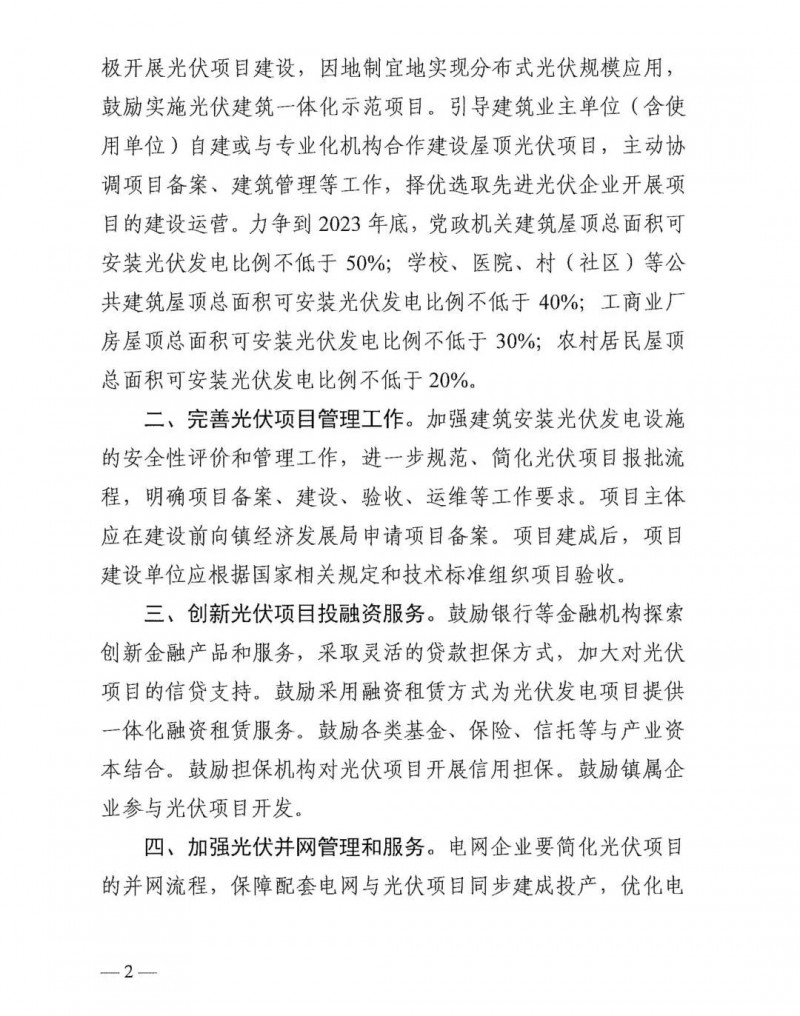 最高30萬，居民補(bǔ)助0.1元/千瓦時(shí)！東莞橋頭鎮(zhèn)發(fā)布《推進(jìn)屋頂分布式光伏發(fā)電的若干措施》