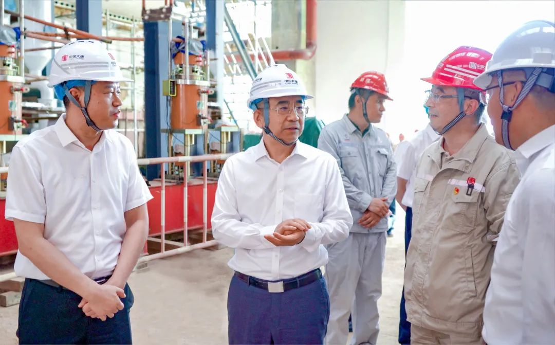 鄒磊拜會(huì)海南省省長馮飛并到大唐?？跉怆婍?xiàng)目現(xiàn)場調(diào)研慰問