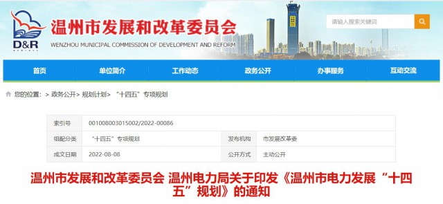 浙江溫州：推進(jìn)園區(qū)和居民屋頂分布式光伏發(fā)電應(yīng)用，到2025年底，全市光伏裝機(jī)量達(dá)300萬(wàn)千瓦