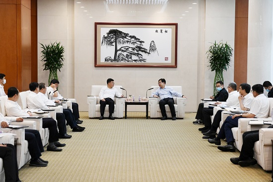 鄧建玲會(huì)見承德市委書記柴寶良、市長王亞軍