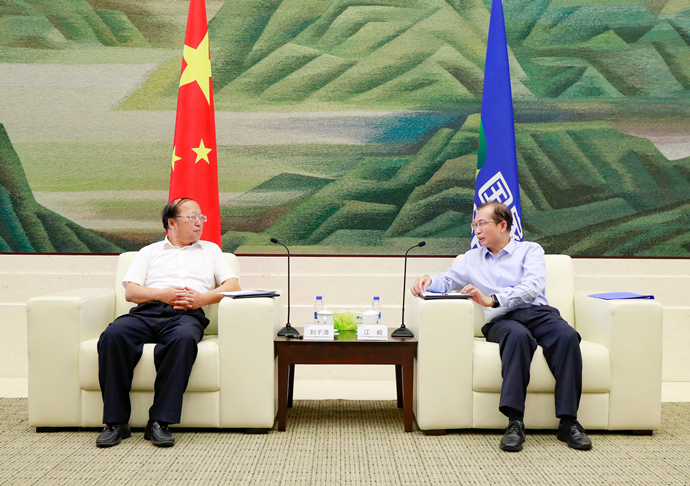 國家電投總經(jīng)理、黨組副書記江毅會見湖北省武漢市委常委、武漢經(jīng)開區(qū)工委書記劉子清