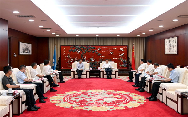 溫樞剛會見中國信達(dá)黨委書記、董事長張衛(wèi)東