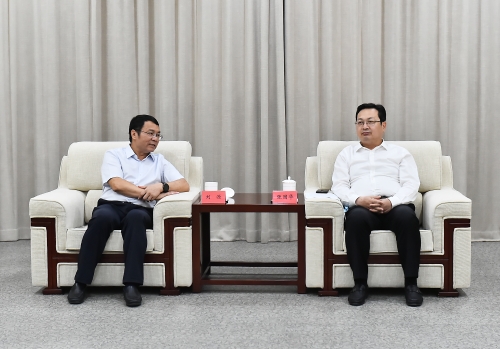 劉源拜會河北省委常委、副省長，雄安新區(qū)黨工委書記、管委會主任張國華