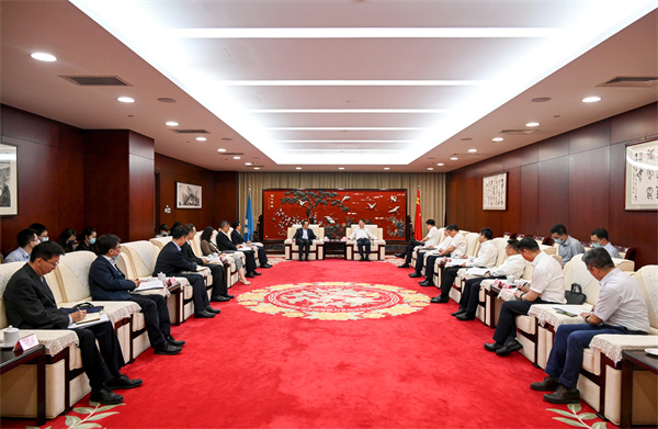 溫樞剛會見中國進(jìn)出口銀行黨委書記、董事長吳富林