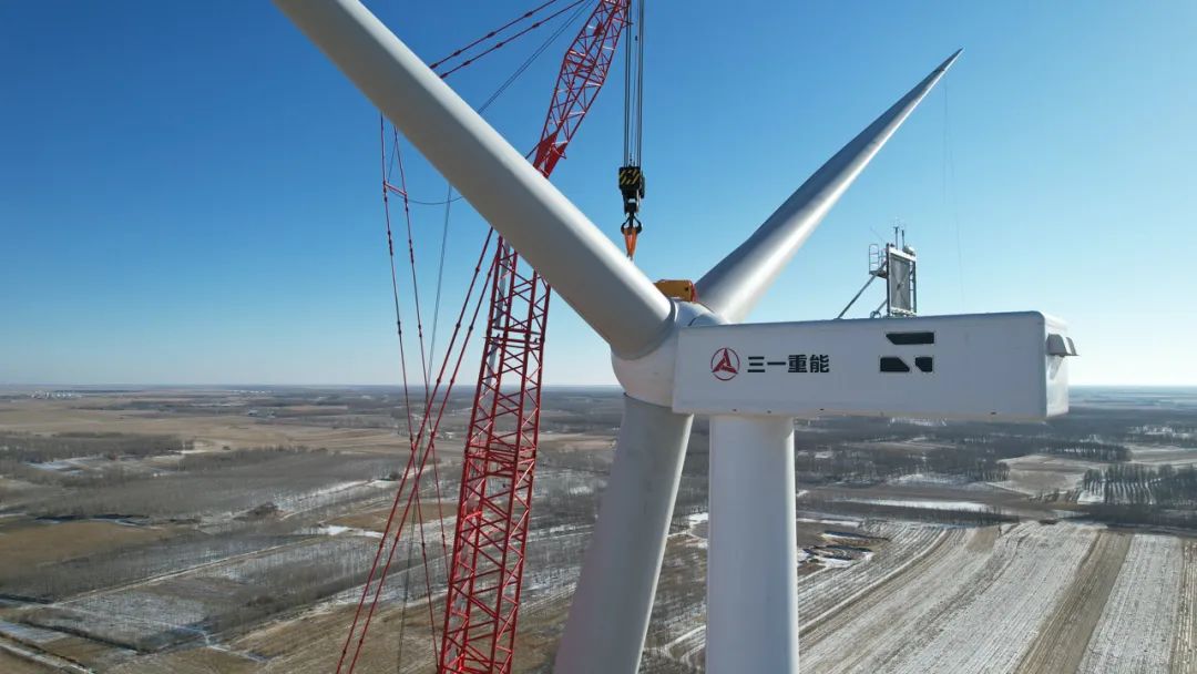 三一重能創(chuàng)下全球陸上最大商業(yè)化風機新紀錄