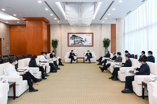 華能集團(tuán)總經(jīng)理、黨組副書(shū)記鄧建玲會(huì)見(jiàn)沈鼓集團(tuán)董事長(zhǎng)戴繼雙