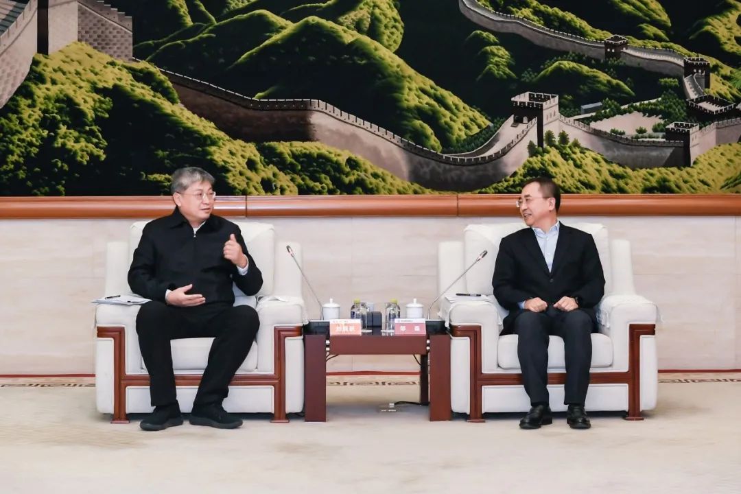 國(guó)家能源集團(tuán)黨組書(shū)記、董事長(zhǎng)劉國(guó)躍與中國(guó)大唐主要領(lǐng)導(dǎo)會(huì)談