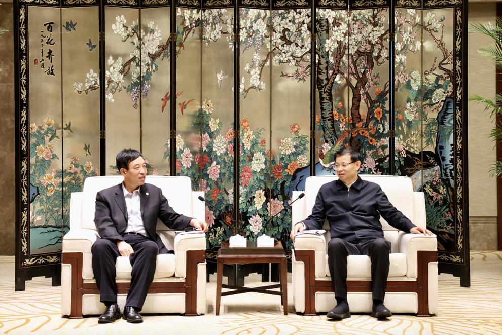 中國能建黨委副書記、總經(jīng)理孫洪水拜會江蘇省省長許昆林