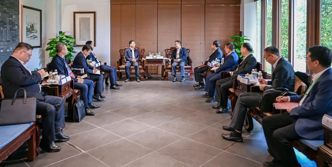 大唐集團(tuán)黨組書記、董事長鄒磊與海南省副省長倪強(qiáng)會談