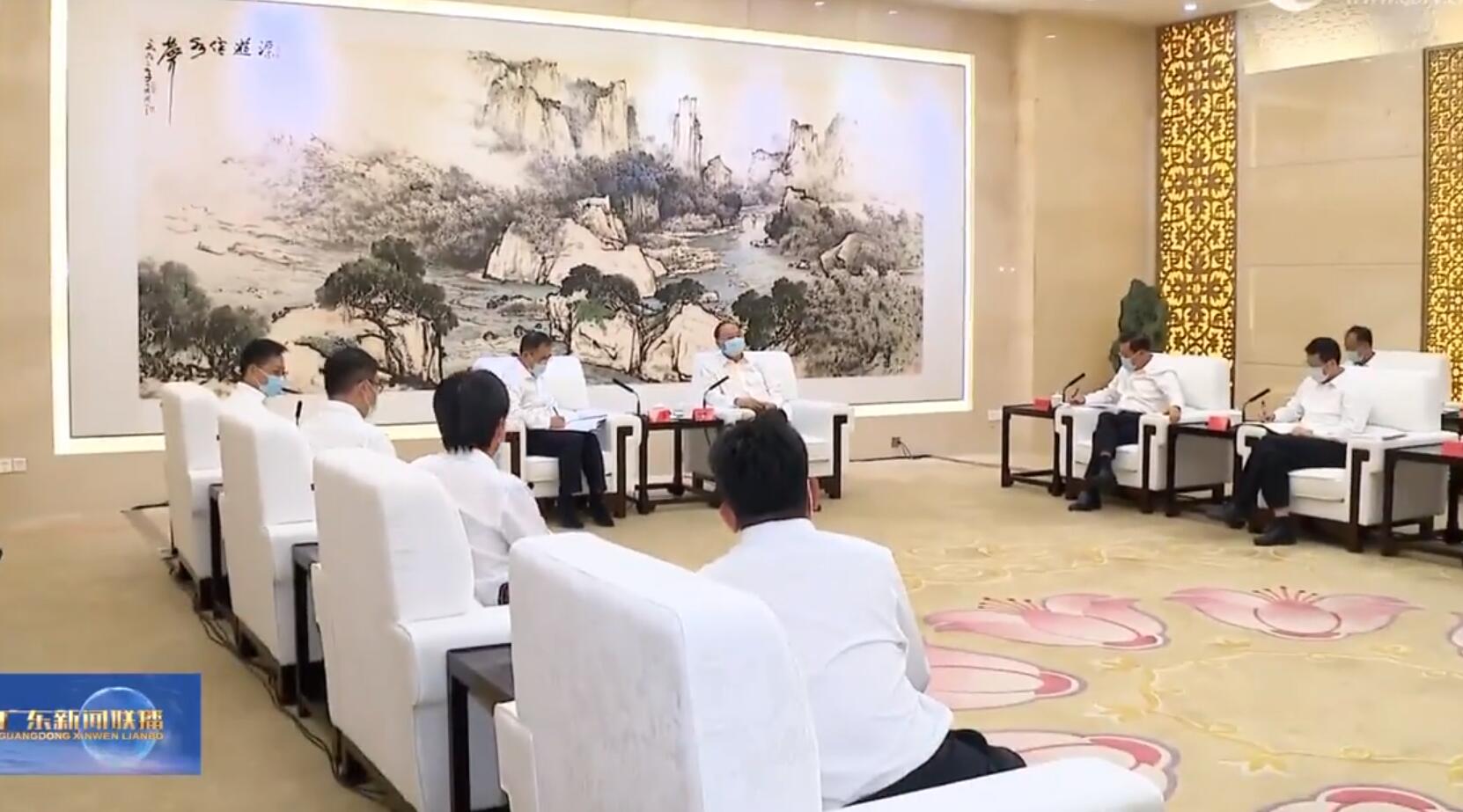 大唐集團黨組書記、董事長鄒磊拜會廣東省委書記黃坤明、省長王偉中