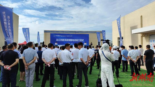 總用時(shí)不到90天，一座儲能電站在新灣鎮(zhèn)拔地而起