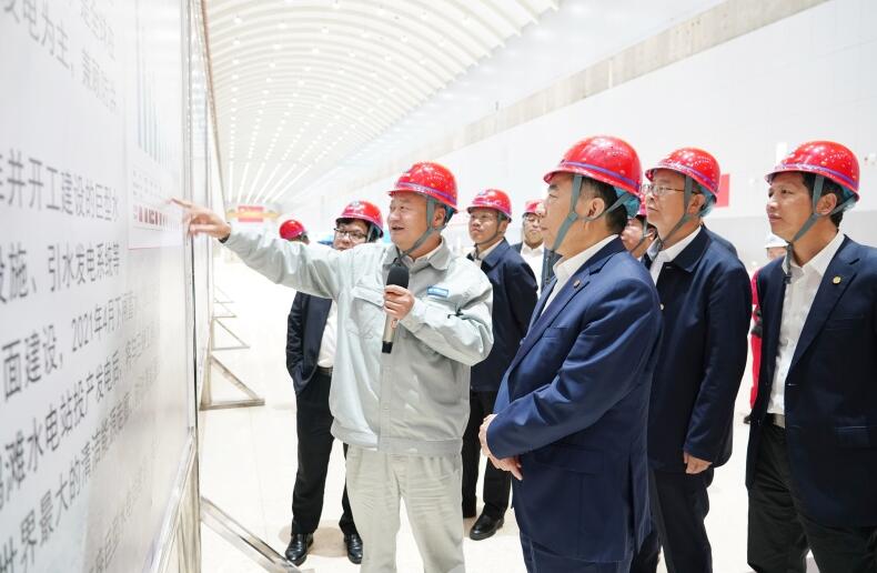中國能建黨委書記、董事長宋海良赴白鶴灘水電站調(diào)研