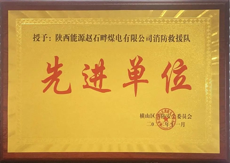 優(yōu)秀！再續(xù)輝煌！陜投集團(tuán)趙石畔煤電消防工作又獲表彰