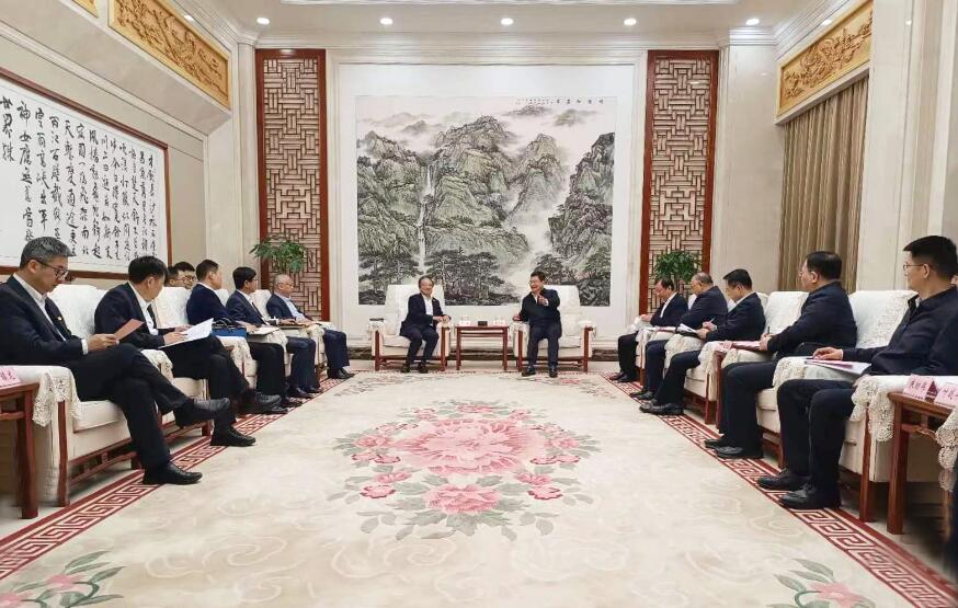 吳云拜會(huì)湖北省政府副省長、黨組成員盛閱春