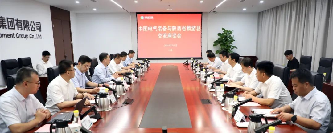 中國電氣裝備黨委書記、董事長李洪鳳會見麟游縣委書記王海剛