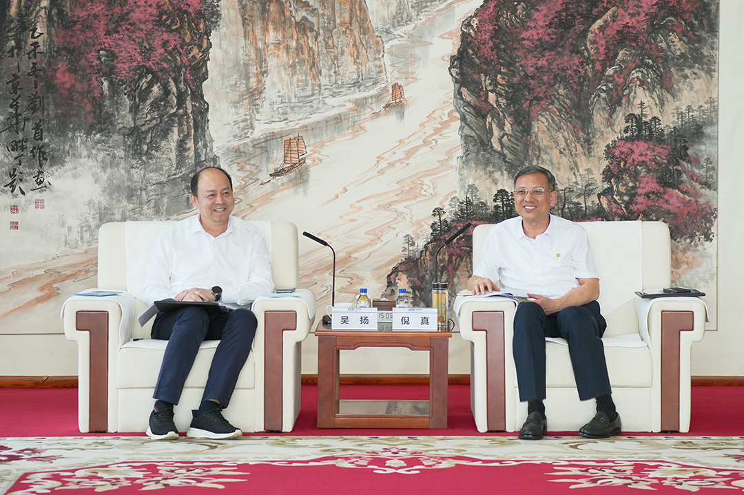 中國能建黨委副書記、總經(jīng)理倪真與廣州市南沙區(qū)區(qū)長吳揚(yáng)會談
