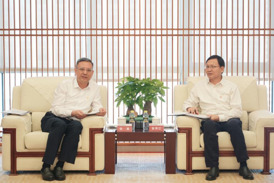 中國(guó)能建黨委副書(shū)記、總經(jīng)理倪真與中國(guó)大唐總經(jīng)理張傳江會(huì)談