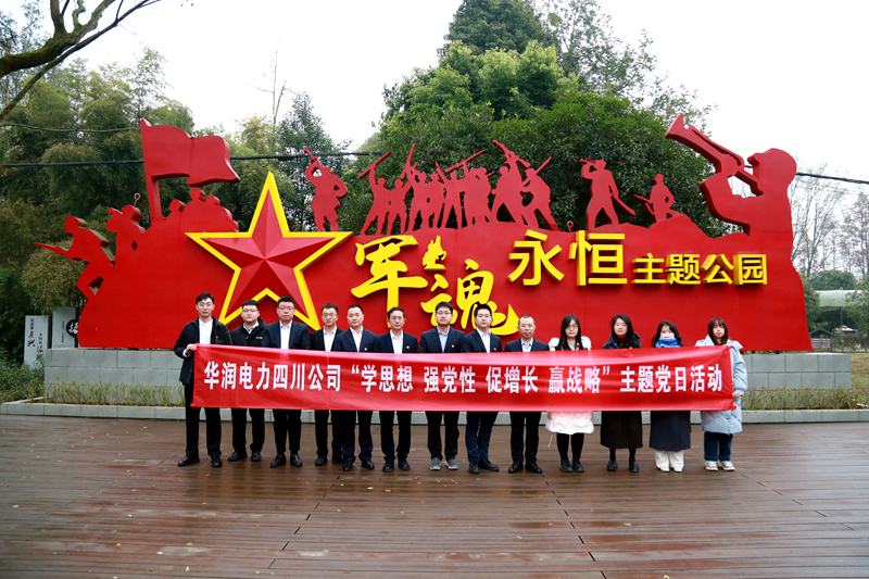 華潤電力四川公司聯(lián)合華潤集團(tuán)在川企業(yè)開展“學(xué)思想、強(qiáng)黨性、促增長、贏戰(zhàn)略”主題黨日活動