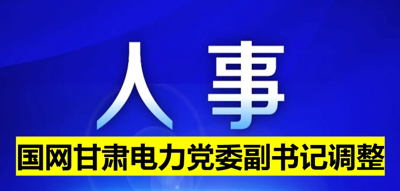 國(guó)網(wǎng)甘肅電力黨委副書記調(diào)整