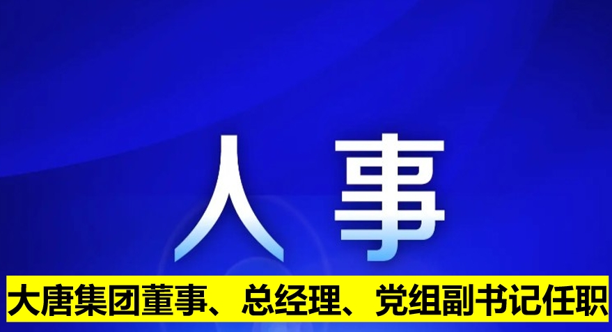 大唐集團(tuán)董事、總經(jīng)理、黨組副書(shū)記任職