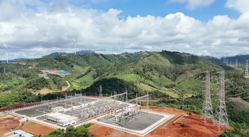 亞洲首個跨境輸電新能源項目全容量并網